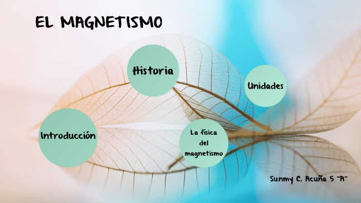 EL MAGNETISMO By Sunmy C.A On Prezi