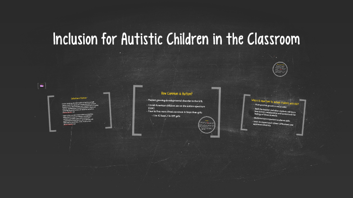 Inclusion For Autistic Children In The Classroom By Amanda Megee Inclusion For Autistic Children In The Classroom By Amanda Megee