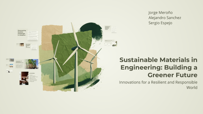 Sustainable Materials in Engineering: Building a Greener Future by ...