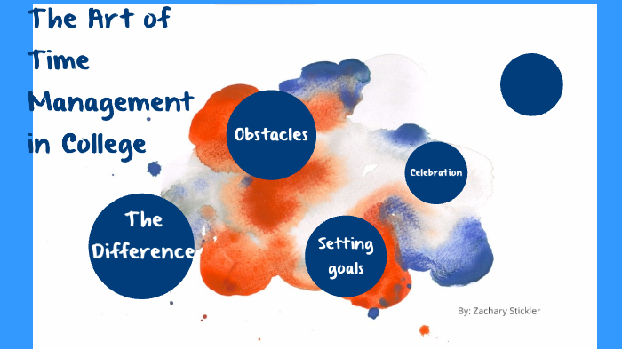 The art of Time Management in College by Zach Stickler on Prezi