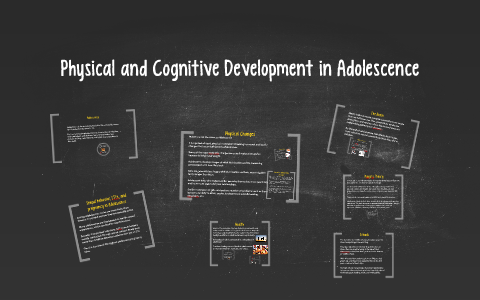 Physical and cognitive development in online adolescence