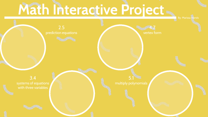 math interactive project by Marissa Hands on Prezi