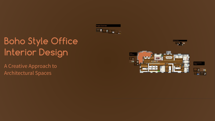 Boho Style Office Interior Design by Anacarid Alvarado on Prezi