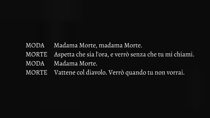 Dialogo Della Moda E Della Morte Riassunto