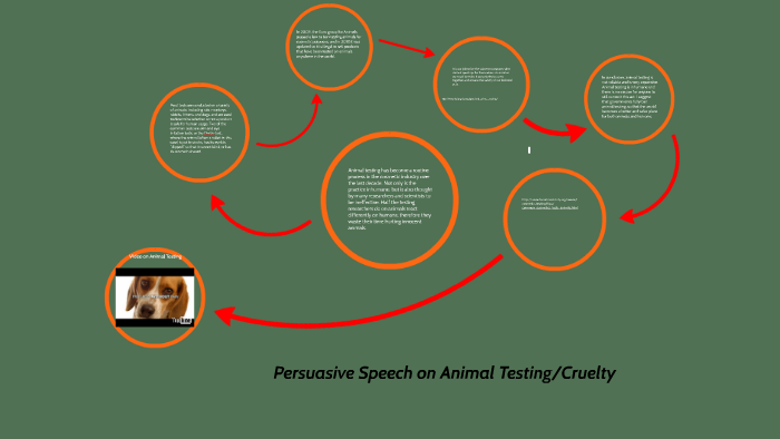 animal testing persuasive speech