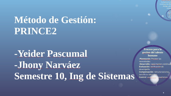 FUNDAMENTOS PLANEACION DE GESTION HUMANA by Dannylo Moreno on Prezi