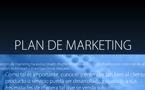 PLAN DE MARKETING. by jorge torres on Prezi