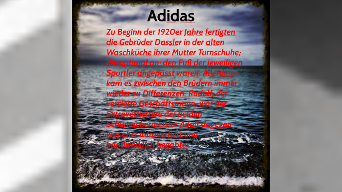Adidas Geschichte (Präsentation) üler