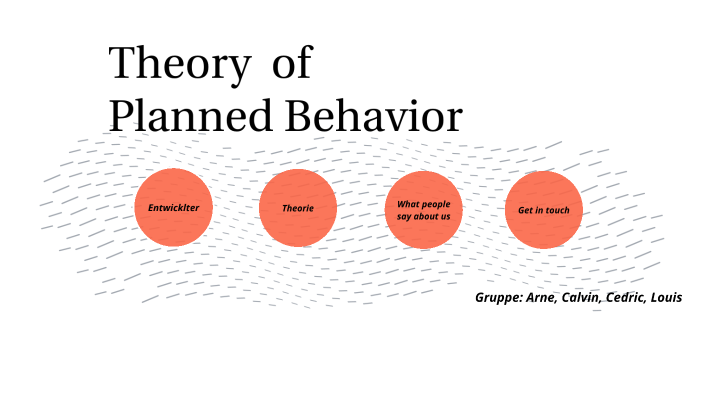 Theory of Planned Behavior by Calvin Schneider on Prezi