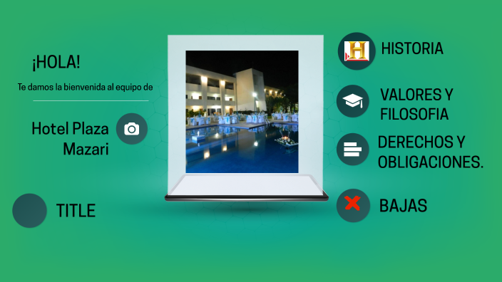 MANUAL DE BIENVENIDA HOTEL PLAZA MAZARI by Melissa Wong on Prezi