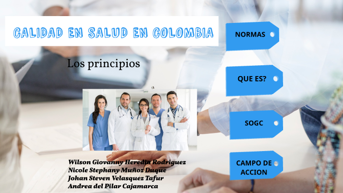 Calidad En Salud En Colombia By Andrea Cajamarca 