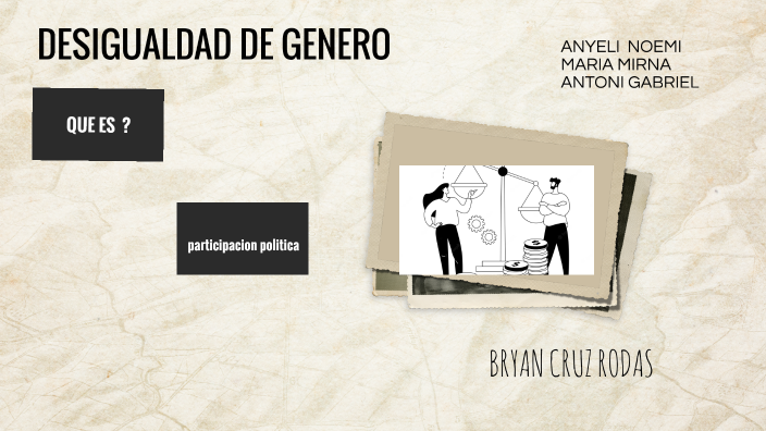 DESIGUALDAD DE GENERO by antoni pineda on Prezi