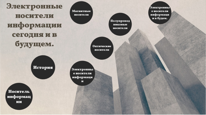Электронные носители информации сегодня и в будущем. by Александра ...