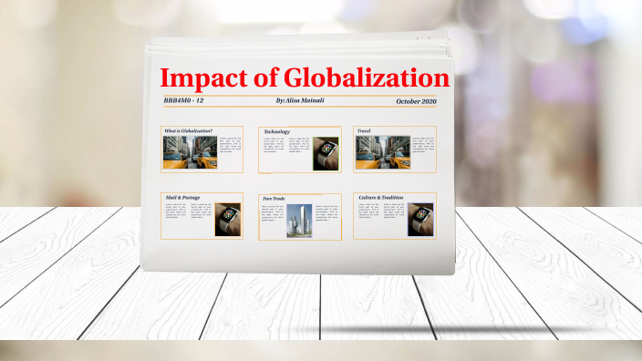 Impact of Globalization by Alisa Mainali on Prezi