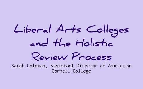 College Applications, Essays, and the Holistic Review Process by Sarah