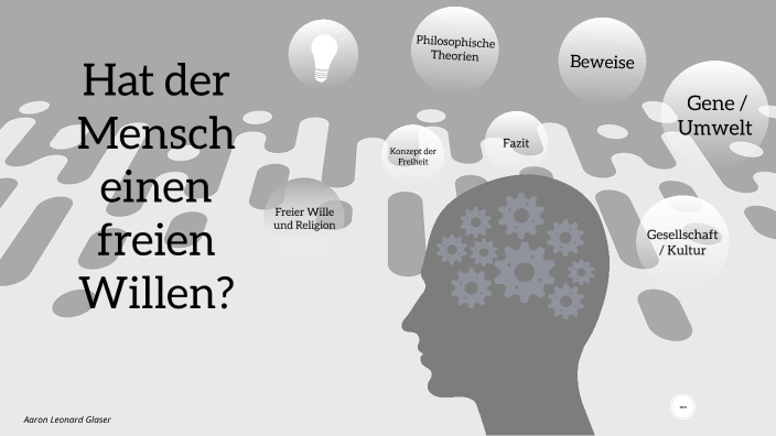 Hat Der Mensch Einen Freien Willen By Aaron Glaser On Prezi 