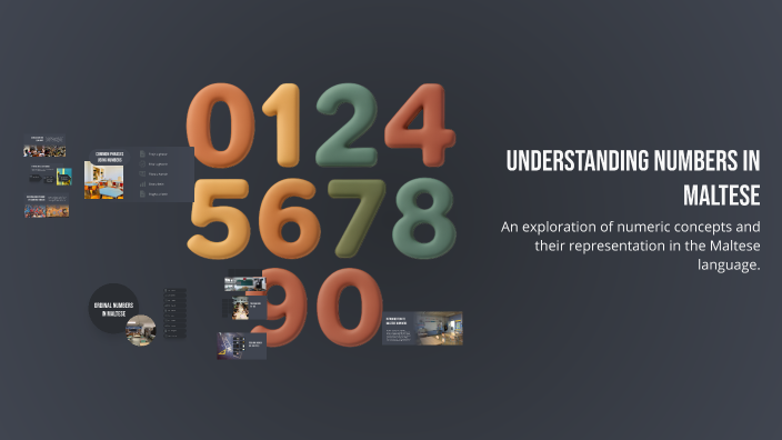 Understanding Numbers in Maltese by Anna Marie Galea on Prezi