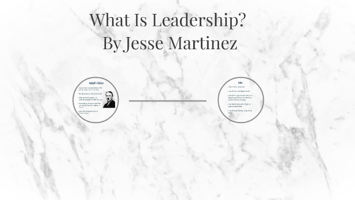 What Is Leadership? by Jesse Martinez on Prezi