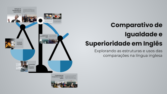 Comparativo de Igualdade e Superioridade em Inglês by emanuelly costa ...