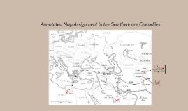 Annotated Map Assignment In The Sea There Are Crocodiles By