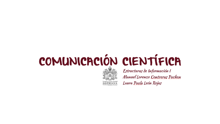 CIENCIA Y SU RELACION CON LA COMUNICACION by MANUEL LORENZO CONTRERAS ...