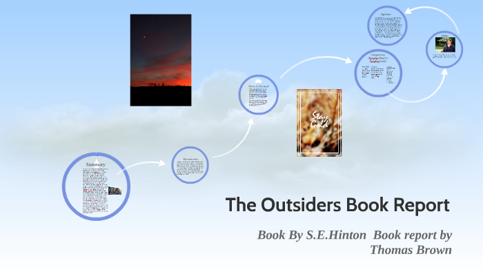 book report on the outsiders