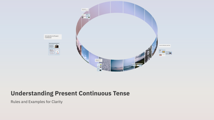 Understanding Present Continuous Tense by Blanka Richterová on Prezi