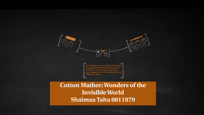 The Wonders Of The Invisible World by Cotton Mather