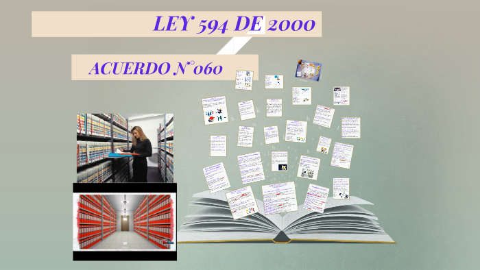 Ley 594 De 2000 Y Acuerdo 060 By Ana Isabel