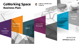 Co Working Space Business Plan By Aidan Gizes