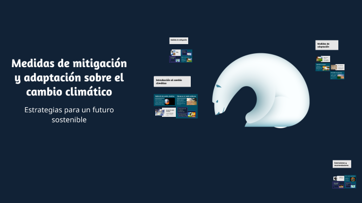 Medidas de mitigación y adaptación sobre el cambio climático by Ariana ...