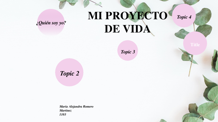 Mi proyecto de vida by María Alejandra Romero Martínez on Prezi