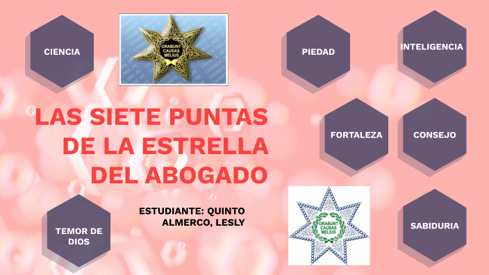 SIETE PUNTAS DE LA ESTRELLA DEL ABOGADO by Lesly QUINTO ALMERCO on Prezi