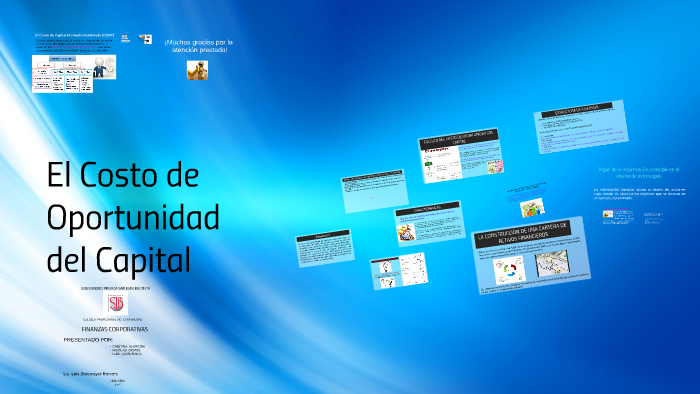 El Costo de Oportunidad del Capital by Nicolas Ocros on Prezi