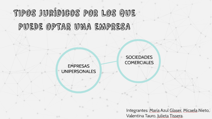 TIPOS JURIDICOS POR LOS QUE PUEDE OPTAR UNA EMPRESA by Azul Glaser on Prezi