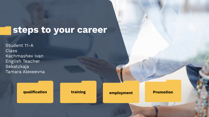 steps to your career by иван качмашев on Prezi