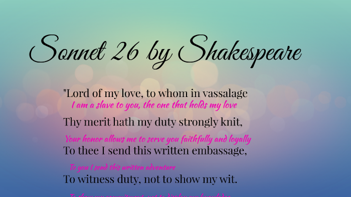 sonnet 26