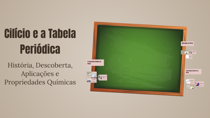 Cilício na Tabela Periódica by ABRAAO BARBOSA on Prezi