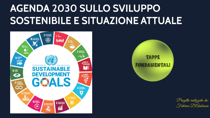 AGENDA 2030 SU SVILUPPO SOSTENIBILE E SITUAZIONE ATTUALE by Fede D
