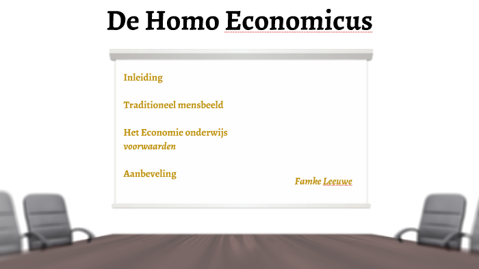 De Homo Economicus By Famke Leeuwe