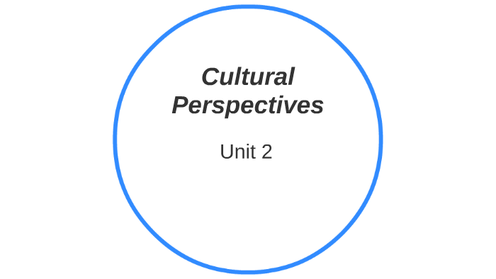 Cultural Perspectives By Brett Smith