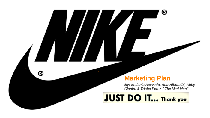 Continuar intercambiar perfil Nike Marketing Plan by Trisha Perez
