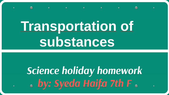 Science Holiday Homework By Mubid Ali