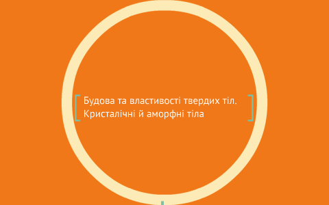 Реферат: Кристалічні й аморфні тверді тіла Внутрішня будова кристалів