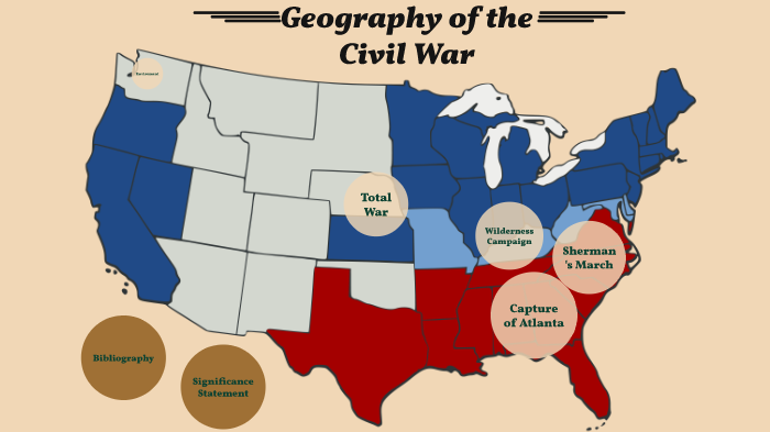 Geography of the Civil War by Sebastian Tsao on Prezi