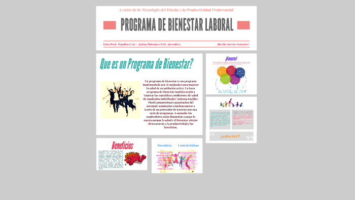 PROGRAMA DE BIENESTAR LABORAL By Andrea Ortiz