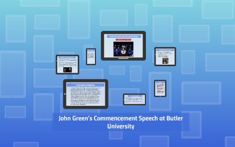 rhetorical analysis john green's commencement speech