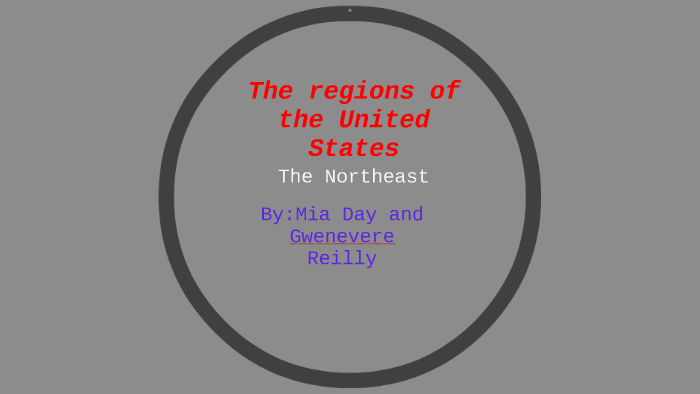 The regions of the United States by Mia Day on Prezi