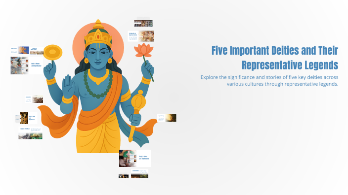 Five Important Deities and Their Representative Legends a by Strete ...