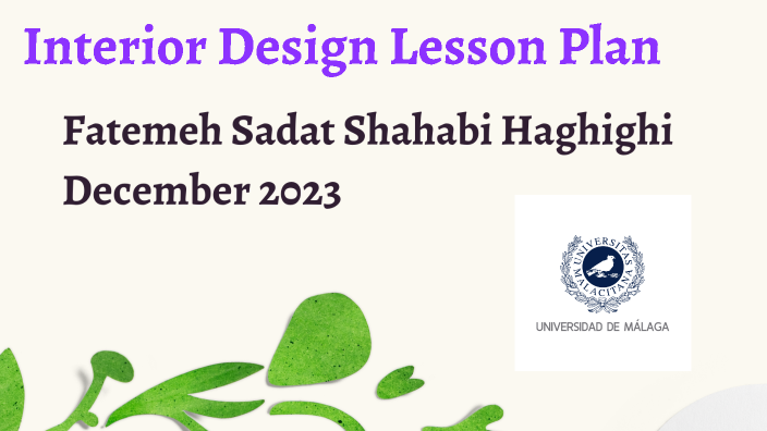 Interior Design Lesson Plan by Fatemeh Shahabi on Prezi